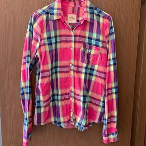 Hollister Plaid Button Down